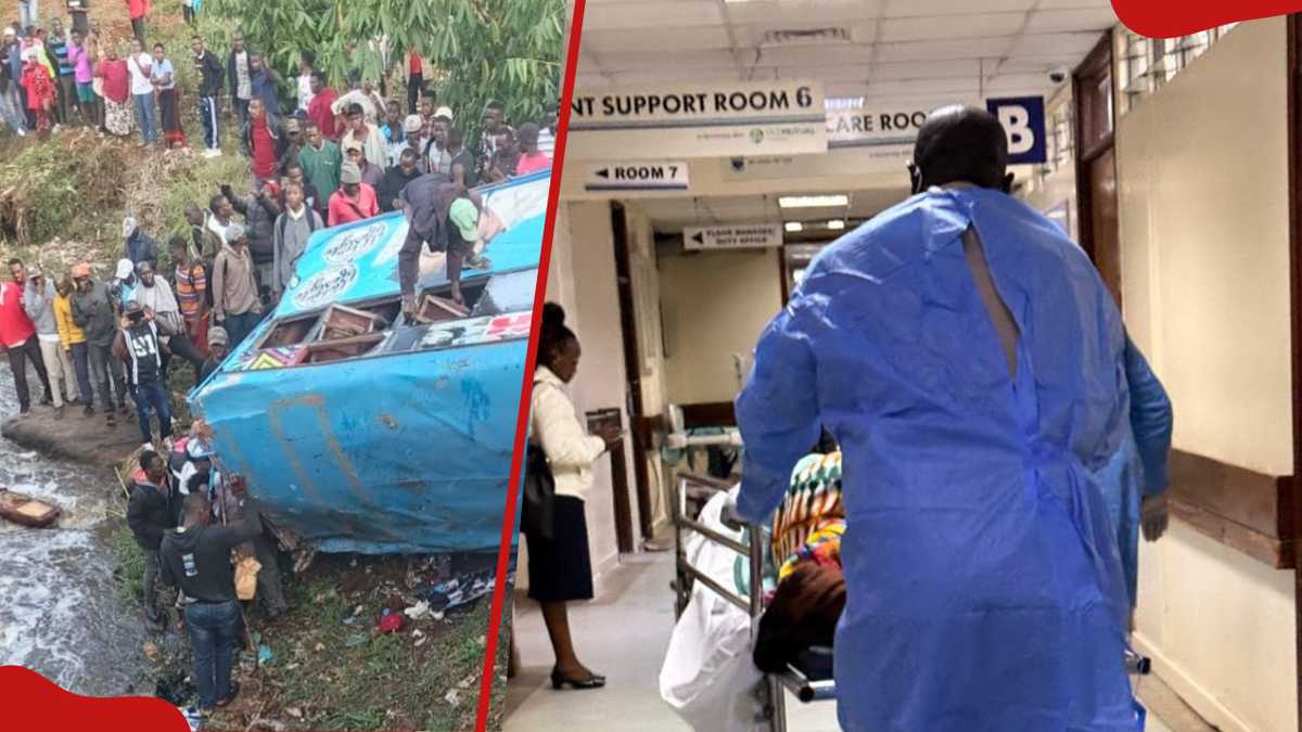 Nairobi : 4 morts confirmés dans un accident impliquant un bus de 30 places qui a plongé dans la rivière