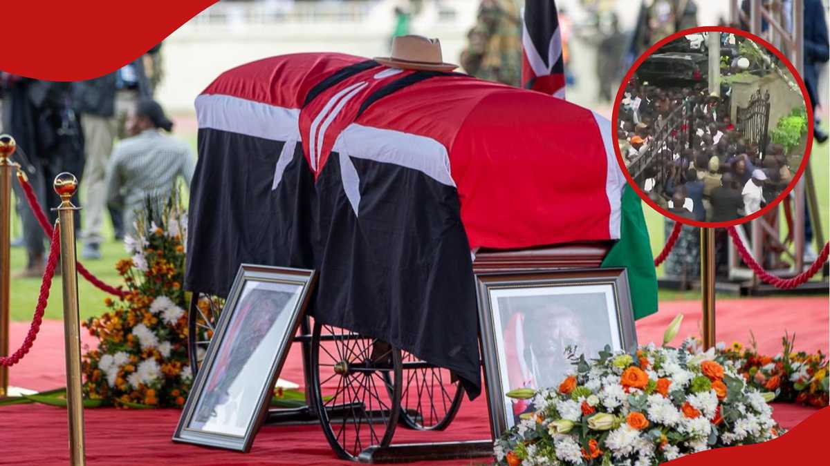 Raila Odinga : Les personnes en deuil pénètrent de force dans la ferme d'Opoda après l'arrivée de Mama Ida