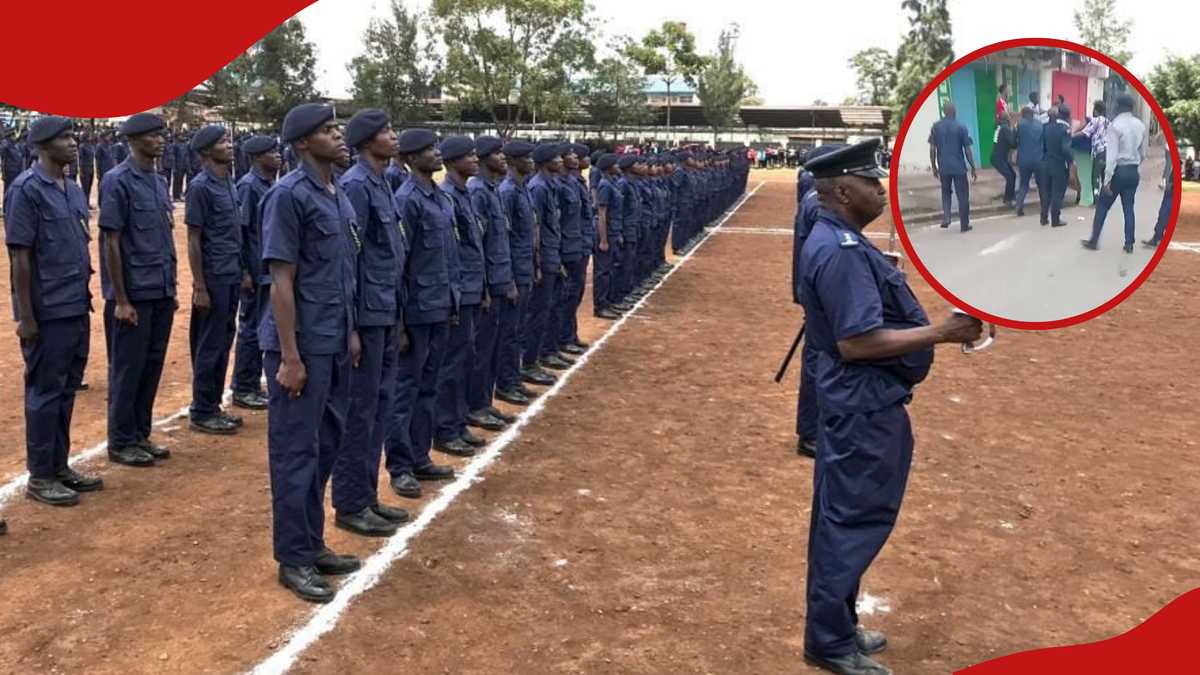Vidéo : Les Askaris du comté de Nairobi déblayent une structure illégale battus et forcés de fuir pour se mettre en sécurité