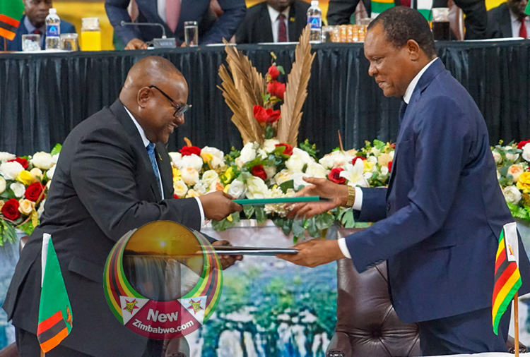 In Pictures: Zambia, Zimbabwe sign five key bilateral MoUs