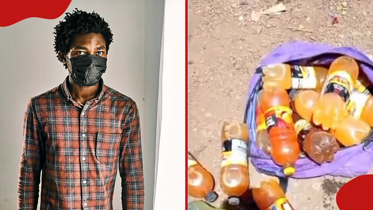 Nairobi : Inquiétude alors qu'un homme est surpris en train de vendre de l'urine présumée déguisée en jus à Dandora