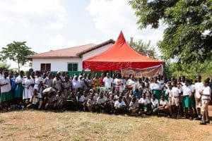 Princesse Duncan avec des étudiants