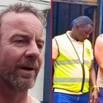 Un ressortissant néerlandais filmé en train de cracher sur un officier parle et demande aux Kenyans de l'aider