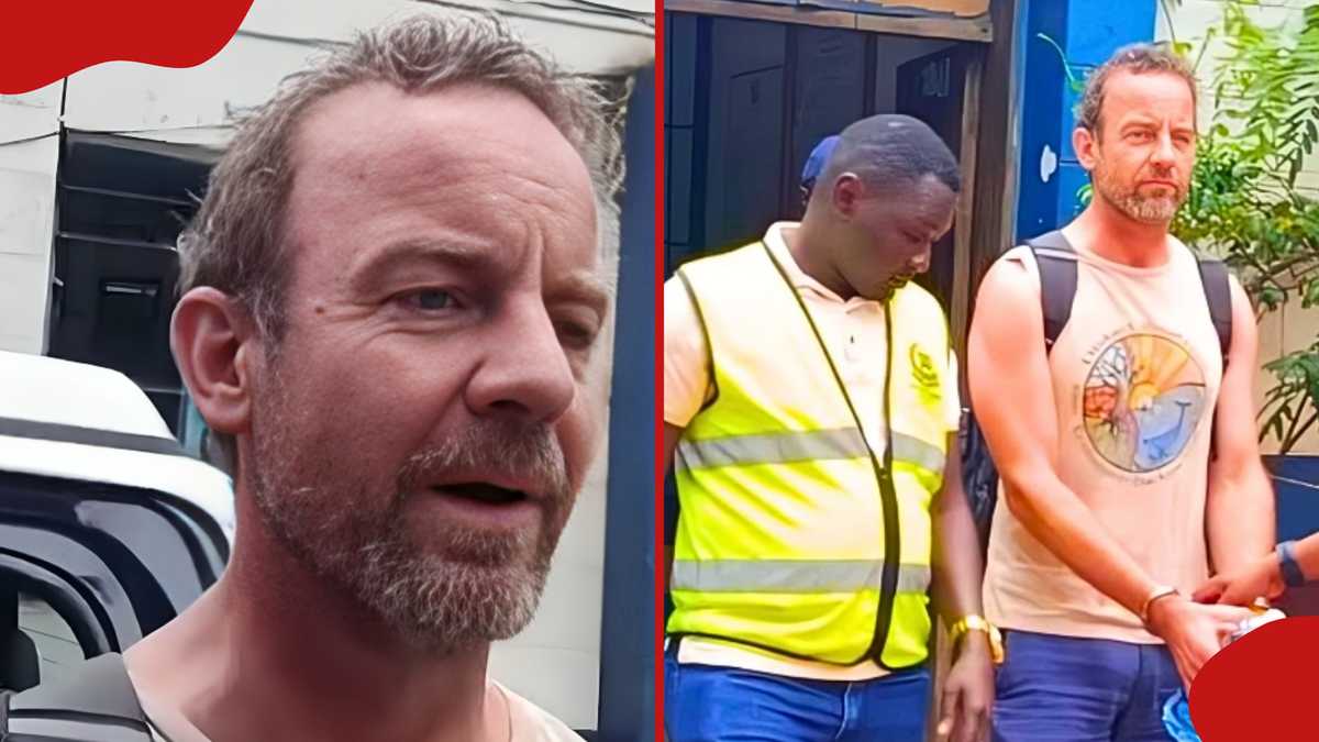 Un ressortissant néerlandais filmé en train de cracher sur un officier parle et demande aux Kenyans de l'aider