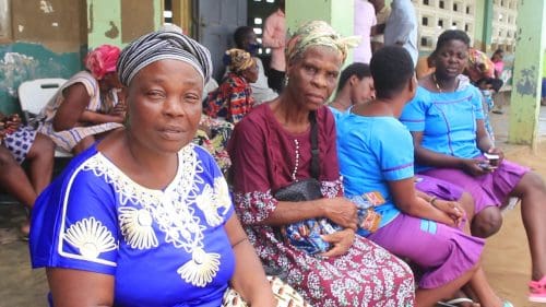 Une section des bénéficiaires