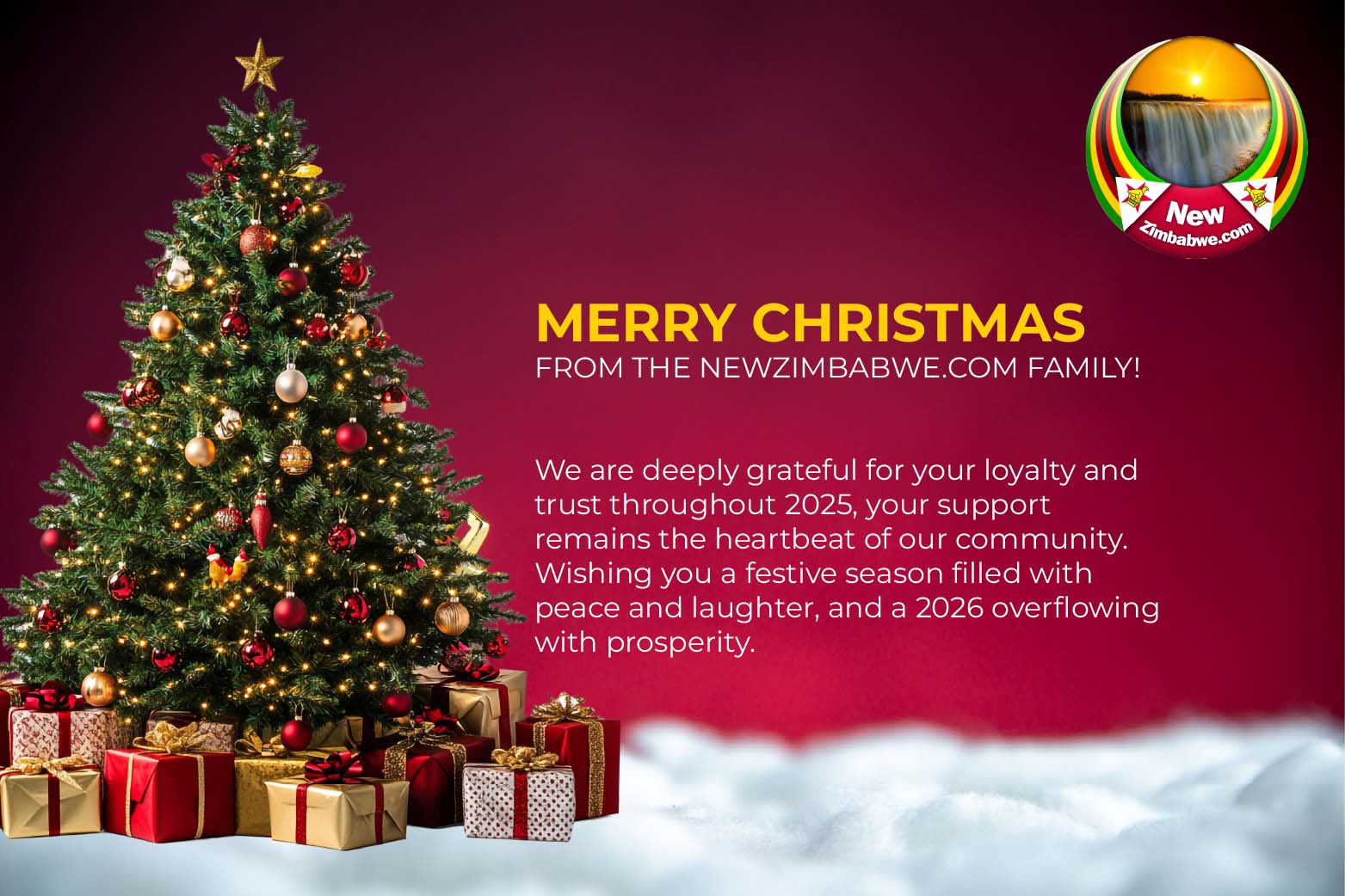 Joyeux Noël de la part de NewZimbabwe - NewZimbabwe.com