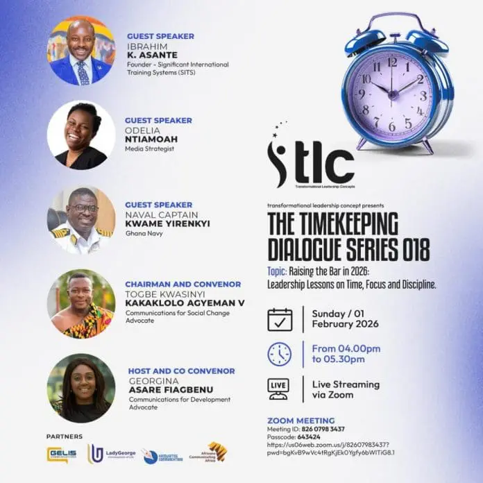 Le Ghana ne peut plus être en retard : les concepts de leadership transformationnel appellent à une nouvelle culture de discipline du temps