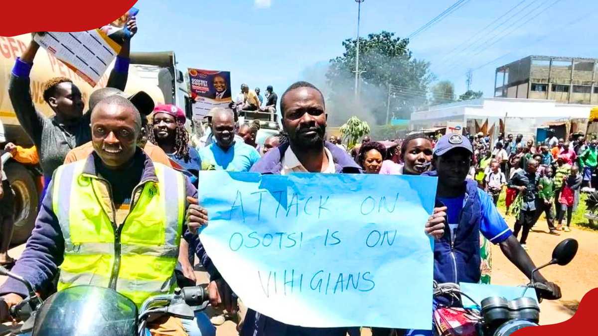 Des habitants en colère bloquent l'autoroute Kisumu-Busia à Luanda et cherchent des réponses à l'attaque du sénateur Osotsi