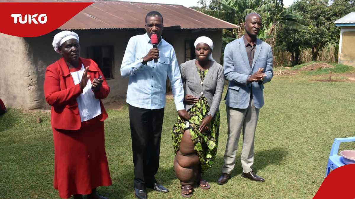 Farouk Kibet emmène une fillette de Kakamega avec une jambe enflée vers l'Inde pour une intervention médicale spécialisée