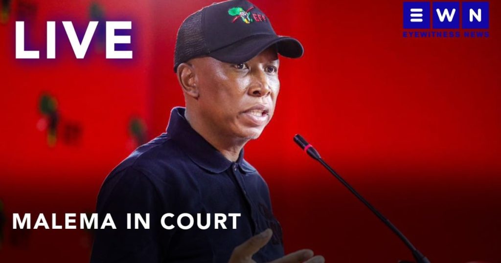 Julius Malema revient devant le tribunal pour connaître la peine