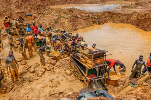 Galamsey Ghana Exploitation minière illégale