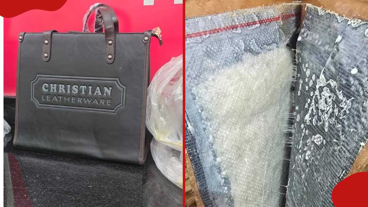 DCI intercepte de la méthamphétamine d'une valeur de plus de 10 millions de KSh cachée dans la doublure d'un sac à JKIA