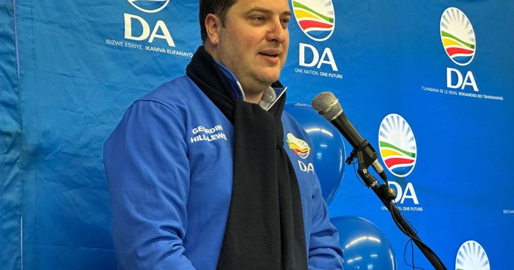 Hill-Lewis du DA appelle à un renforcement des renseignements sur la criminalité et à une refonte du SAPS