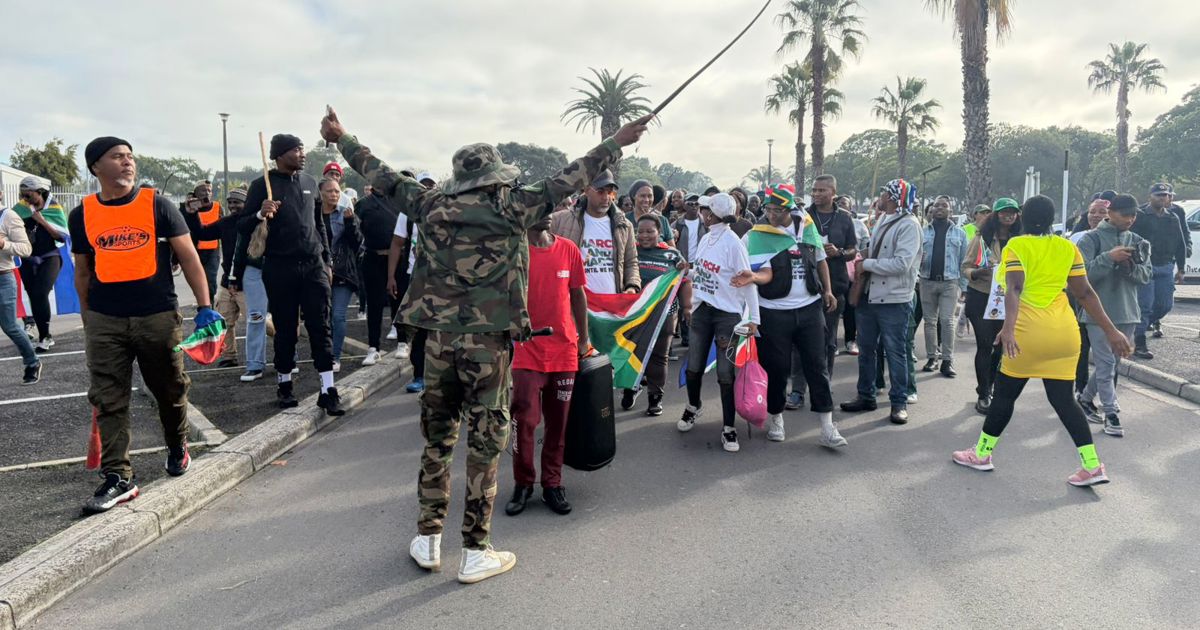Les Capetoniens manifestent contre l'immigration illégale, citant l'inaction du gouvernement