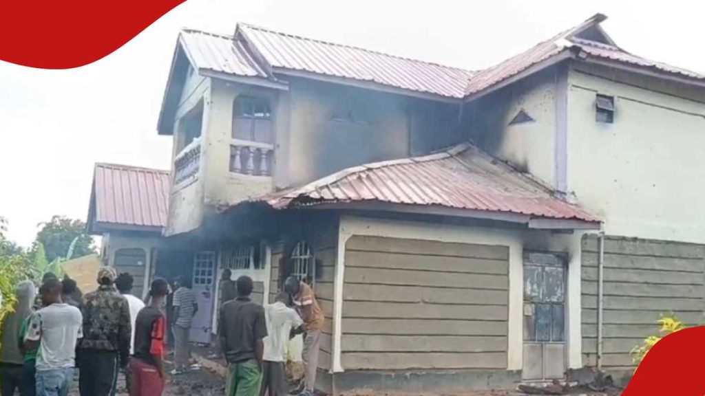 L'évêque de Kirinyaga s'enfuit tandis que des habitants en colère brûlent sa maison à Mwea après la mort d'un homme : « C'est triste »