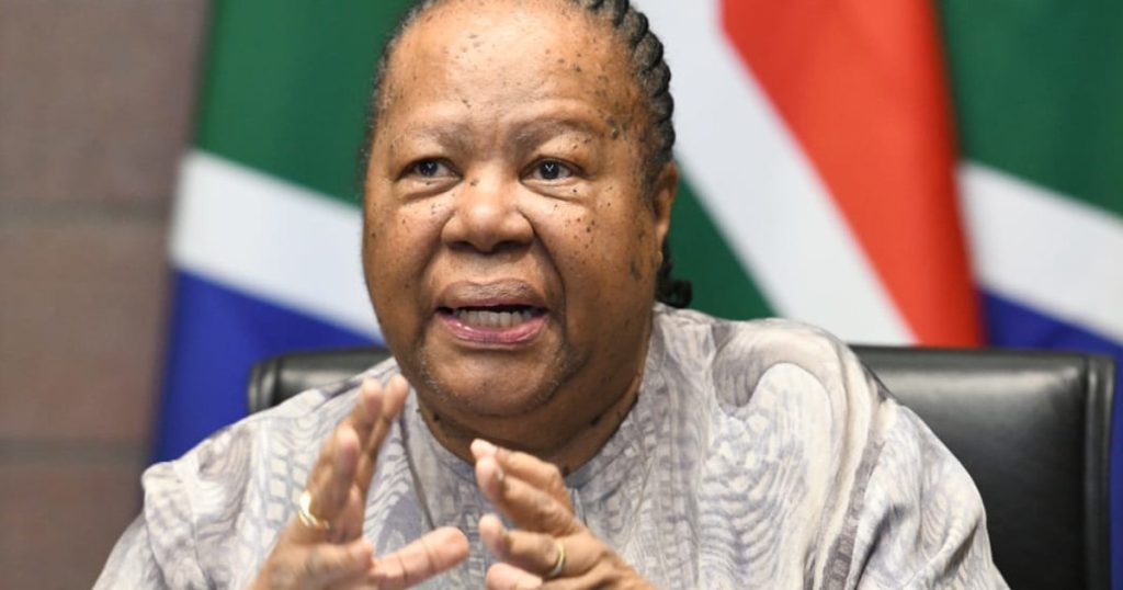 SAPS enquête sur le vol commis à la résidence de Naledi Pandor à Pretoria