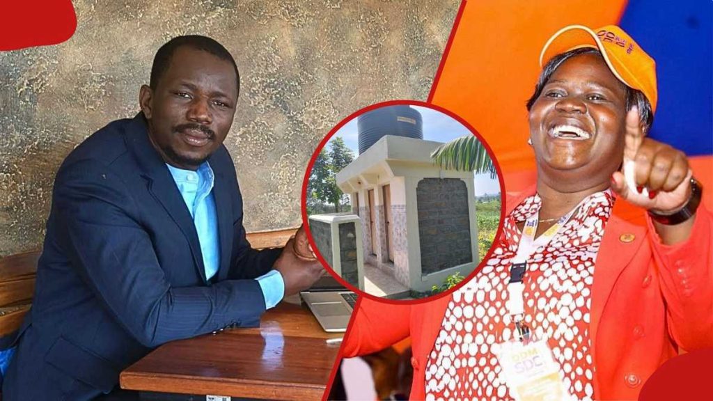 L'aspirant député de Migori défend les latrines de 500 000 KSh de Wanga et présente une installation moderne de 1,5 million de KSh