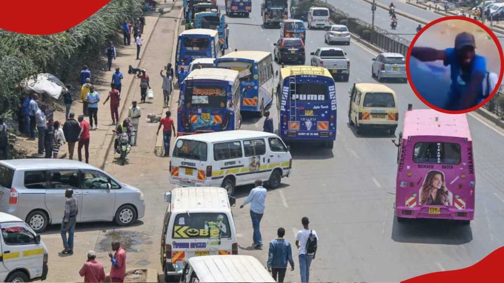Les influenceurs réagissent à la vidéo d'un chef d'orchestre tombant de Matatu au milieu d'une cascade