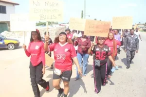 Les résidents de Sogakope protestent contre la facturation de l'ECG