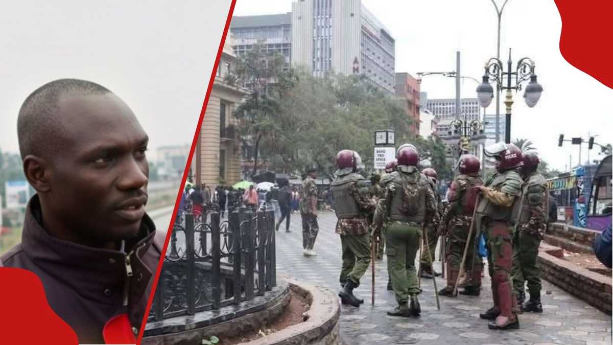 Manifestations du 25 juin : un homme bloqué à Nairobi affirme que la police a bloqué les routes avec des pierres et pourchassé les Boda Riders