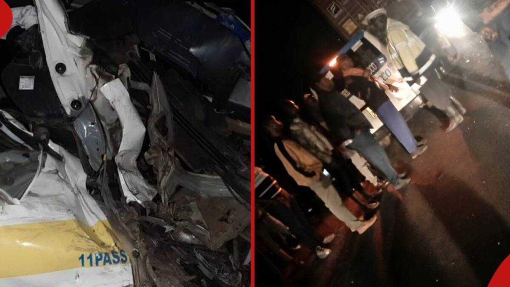 Nakuru : un officier supérieur de la police tué et un MCA blessé lors d'une collision entre 9 véhicules dans la région de Karai