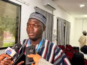 S'exprimant au nom des anciens élèves, Abdul Rahman Lansah, président du groupe des anciens de la Fondation Jeq