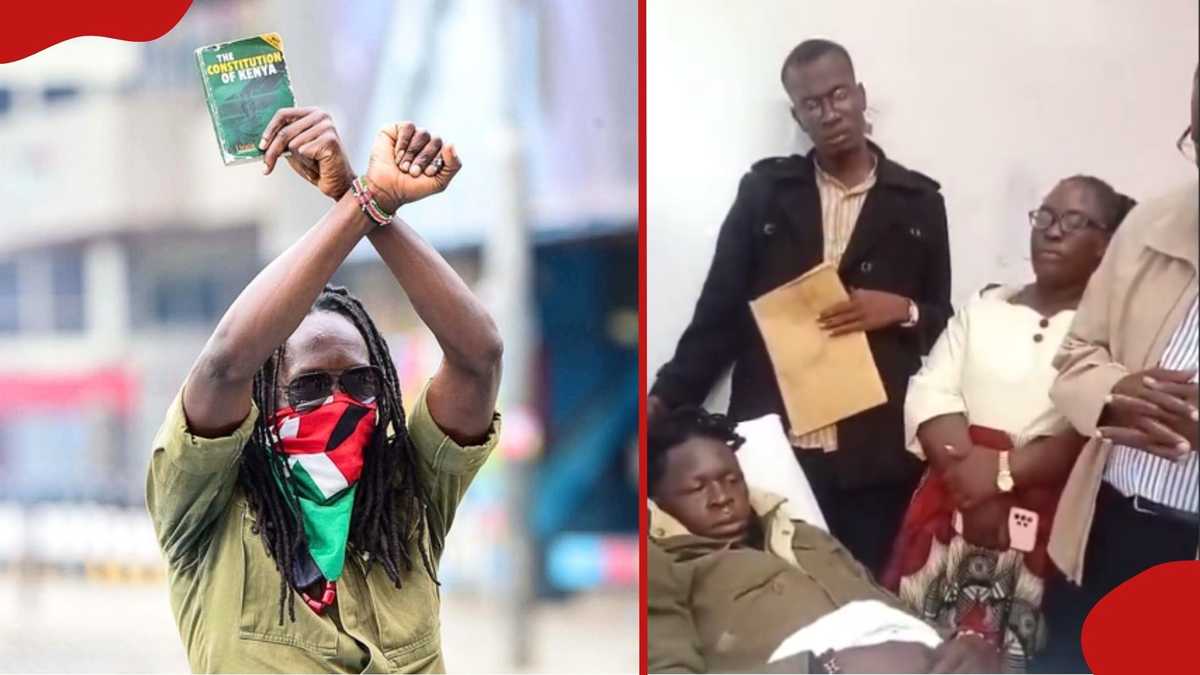 Davis Lichuma : David Maraga rend visite à un militant hospitalisé et déclare qu'il ne peut pas parler