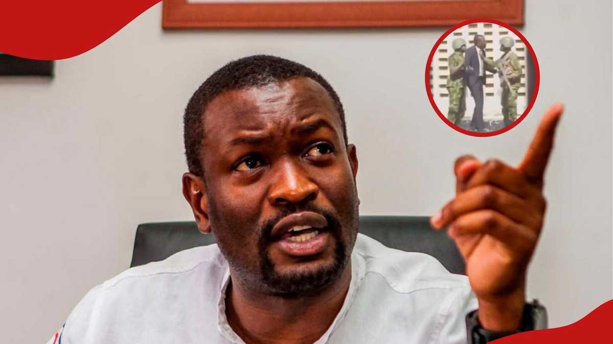 Des Kenyans découvrent une vidéo d'Edwin Sifuna empêchant la police de tirer sur des manifestants anti-finance de 2024