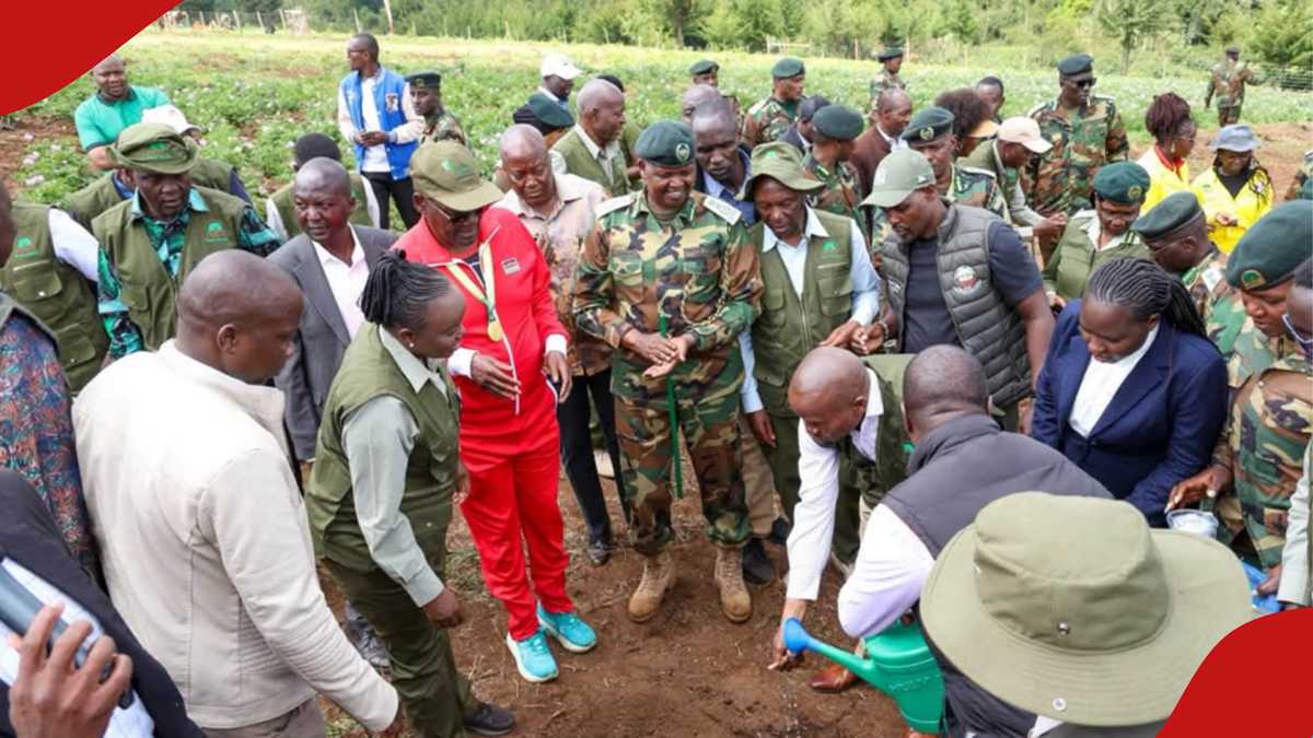 Kithure Kindiki salue les habitants pour leur soutien à la restauration de la forêt de Kaptagat alors que le projet fête ses 10 ans