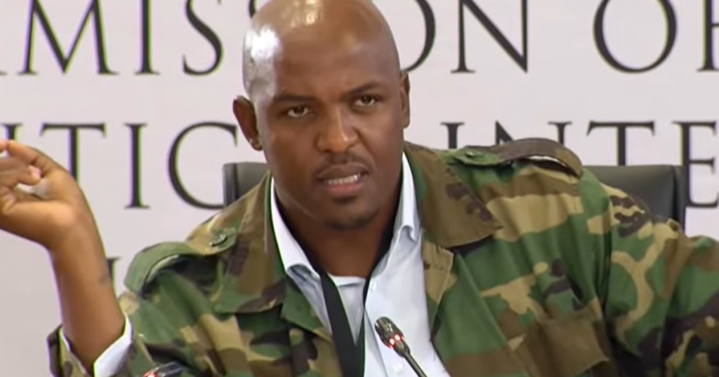 L'EFF critique Vusi Shongwe du Parti MK après le témoignage de la Commission Madlanga sur Malema
