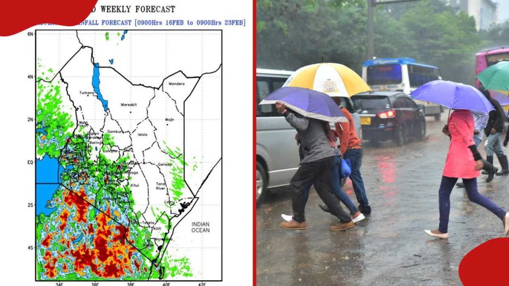 Le Kenya Met prévoit des précipitations et des vagues de froid à Nairobi et dans d'autres comtés ce week-end