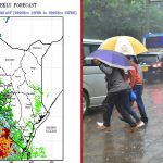 Le Kenya Met prévoit des précipitations et des vagues de froid à Nairobi et dans d'autres comtés ce week-end