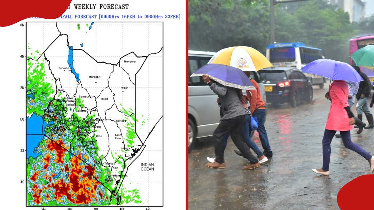 Le Kenya Met prévoit des précipitations et des vagues de froid à Nairobi et dans d'autres comtés ce week-end