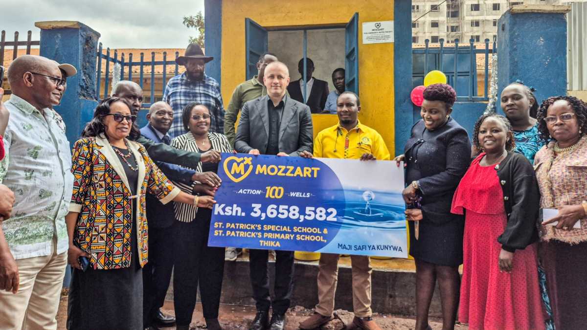 Projet spécial pour une école spéciale : Mozzart Kenya lance un forage à l'école spéciale St. Patrick