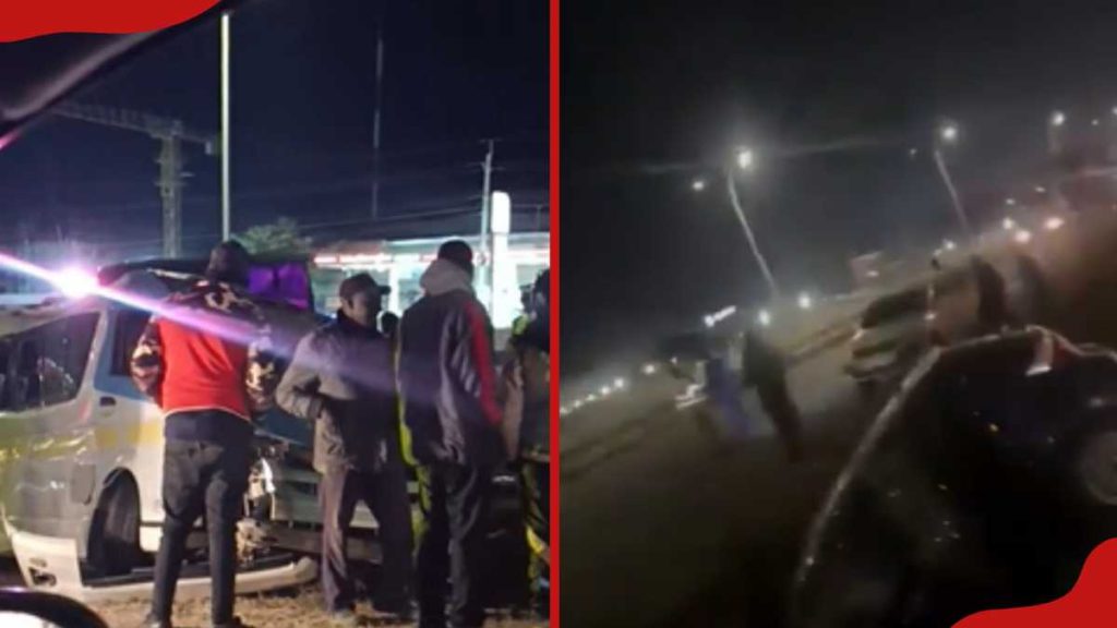 Des dizaines de personnes seraient mortes après la collision de Matatu avec une voiture privée sur Mombasa Road