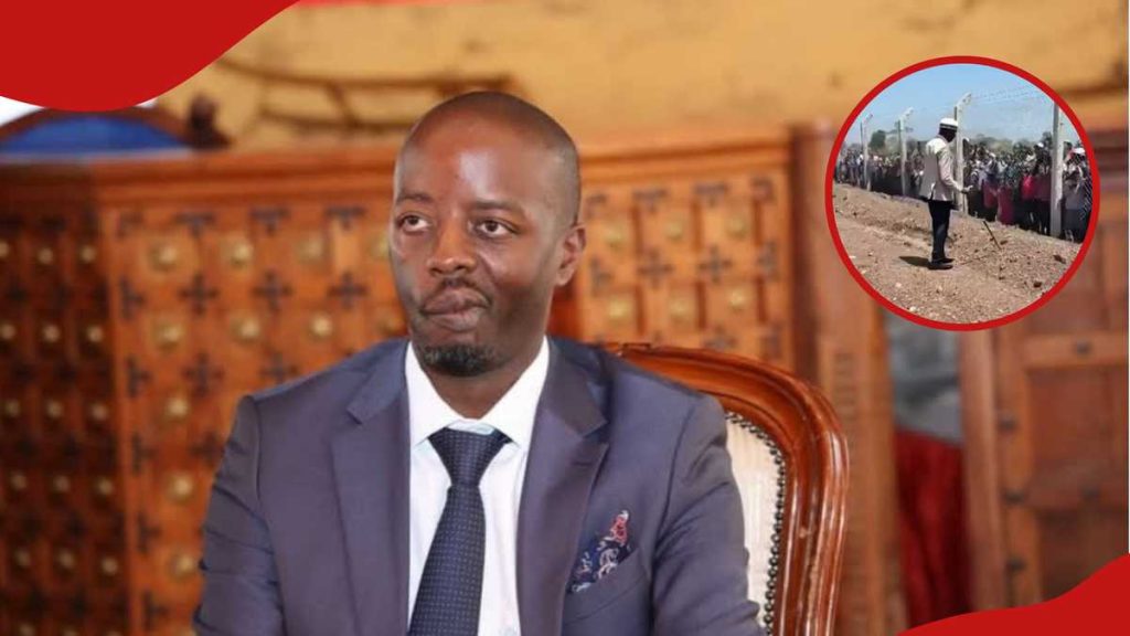 La vidéo de Raila Junior s'adressant aux résidents de Kilgoris bloqués par une clôture devient virale