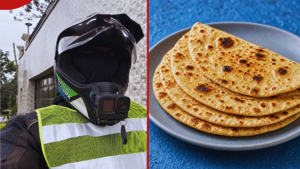 Le livreur de Nairobi est confus alors que le client envoie 4 Chapatis de Kileleshwa à Thika