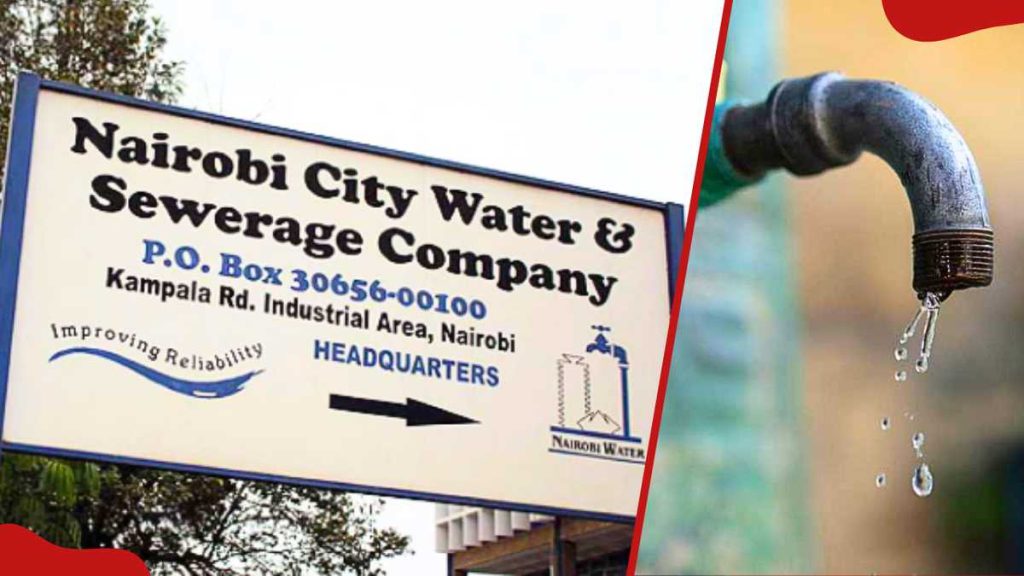 Nairobi Water annonce des déconnexions massives dans plusieurs domaines, dont Utawala