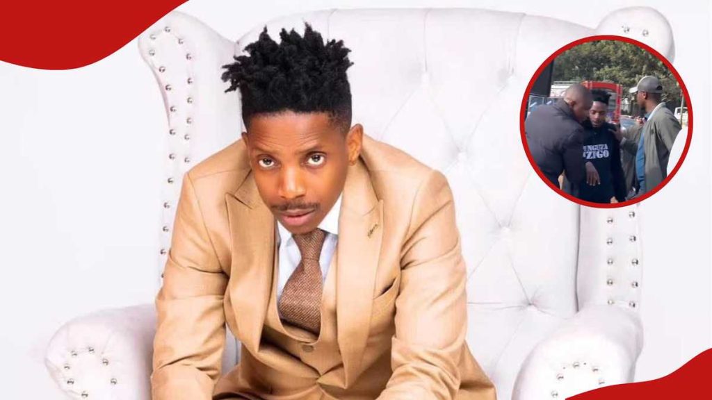 Eric Omondi arrêté dans le CBD de Nairobi alors qu'il collectait des signatures
