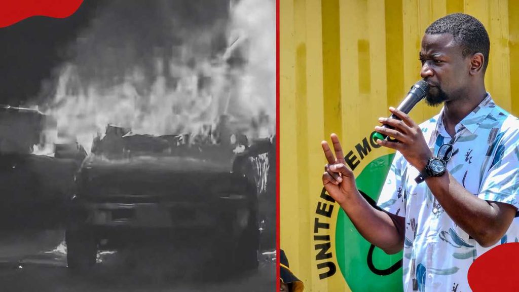 Homa Bay : un haut responsable de l'UDA attaqué et sa voiture incendiée