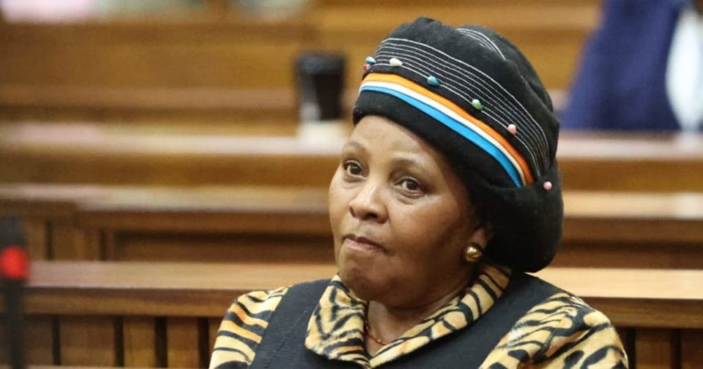 La Haute Cour se prononce contre la demande de libération de Mapisa-Nqakula
