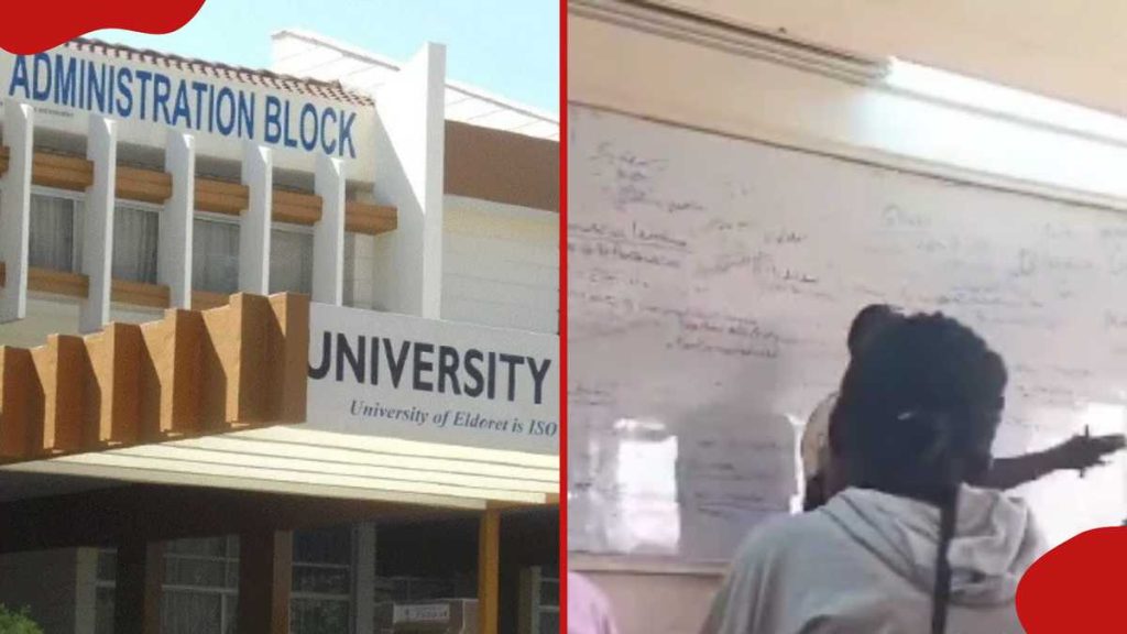 La vidéo d'un professeur de l'UoE disant aux étudiants de quitter si Ruto perd les élections de 2027 irrite les Kenyans