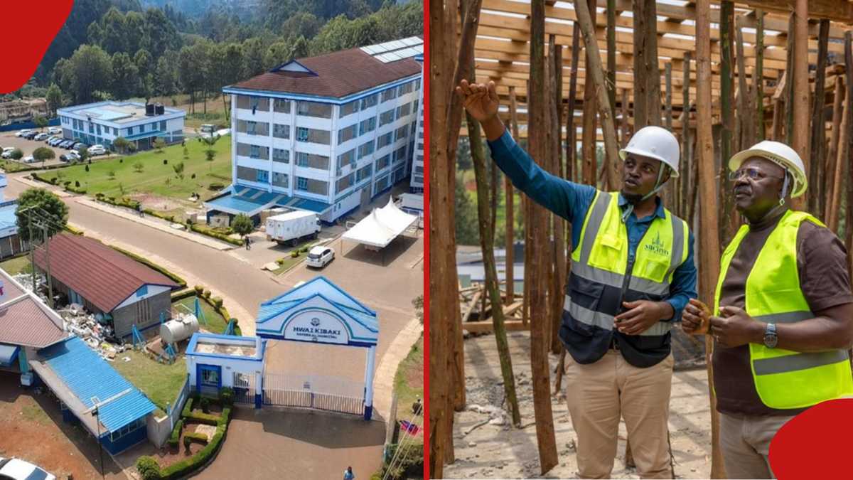 L'agrandissement de l'hôpital de Mwai Kibaki avance à grands pas alors que les travailleurs visent l'achèvement en décembre
