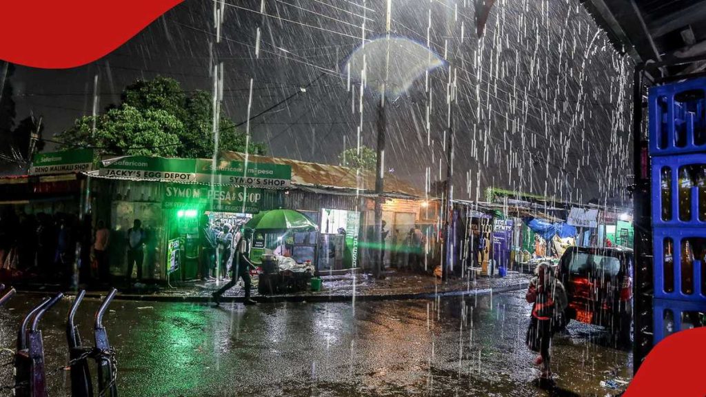 Le Kenya Met émet une alerte météo 24 heures sur 24 et met en garde contre de la pluie dans 11 comtés