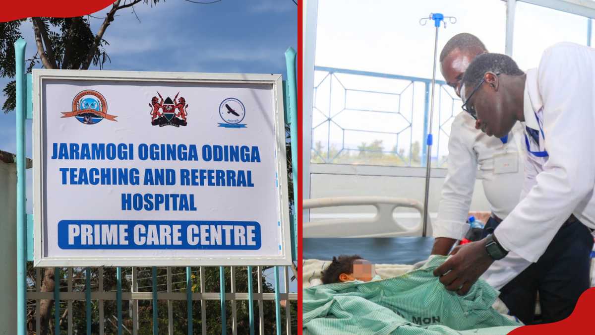 Une fille de Mombasa dont la maladie n'a pas pu être traitée en Inde trouve de l'aide au JOOTRH à Kisumu