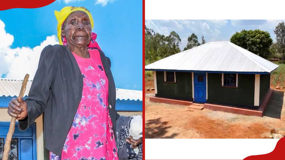 Une veuve de Homa Bay, 92 ans, obtient une nouvelle maison après des années de difficultés