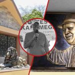 À l'intérieur du mausolée presque terminé de Raila Odinga dans le comté de Siaya, avant son mémorial