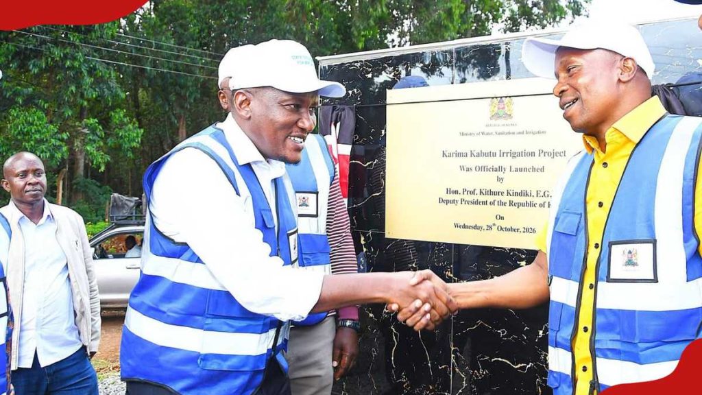 Kithure Kindiki lance un projet d'irrigation de 627 millions de KSh à Nyeri, 1 668 ménages en bénéficieront