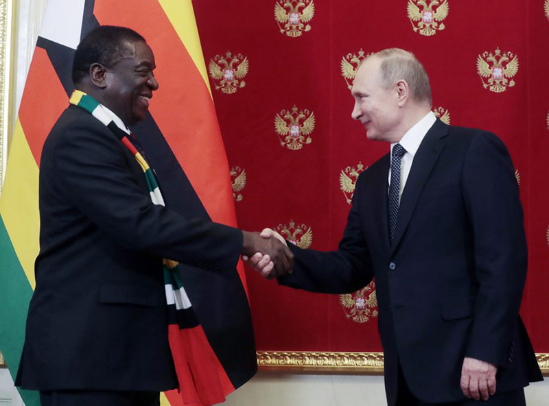 Le Zimbabwe recherche des accords commerciaux et d’investissement au sommet Russie-Afrique