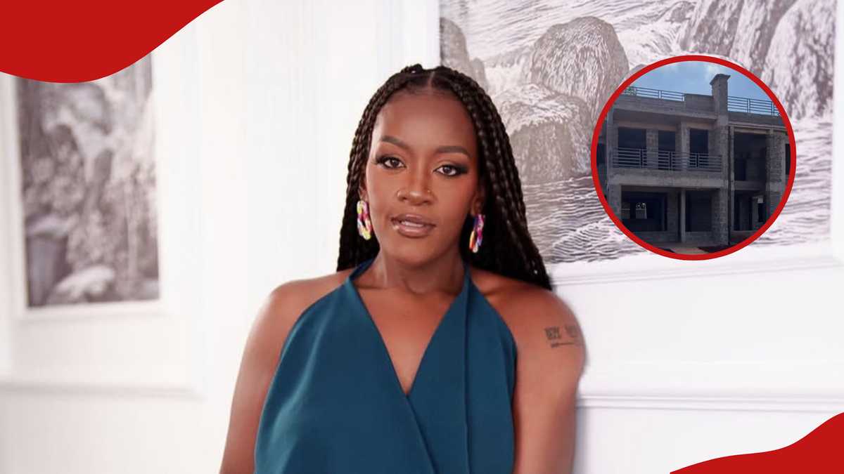 Murugi Munyi et son mari donnent aux Kenyans un aperçu d'un manoir en construction
